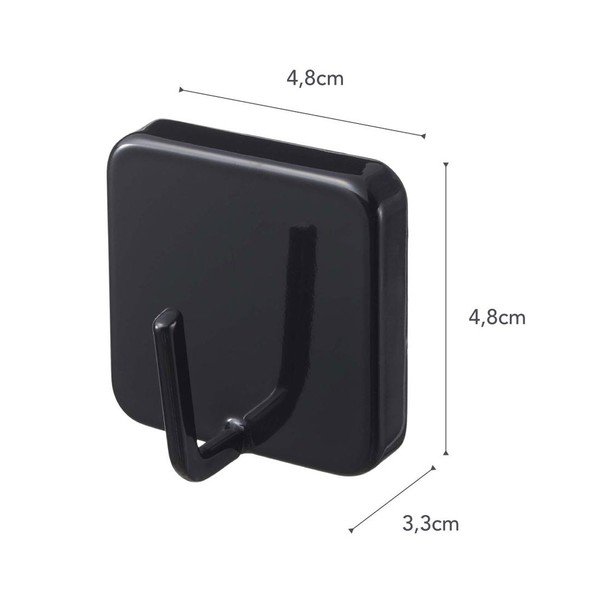 Черна магнитна кука Tower - YAMAZAKI-image-2