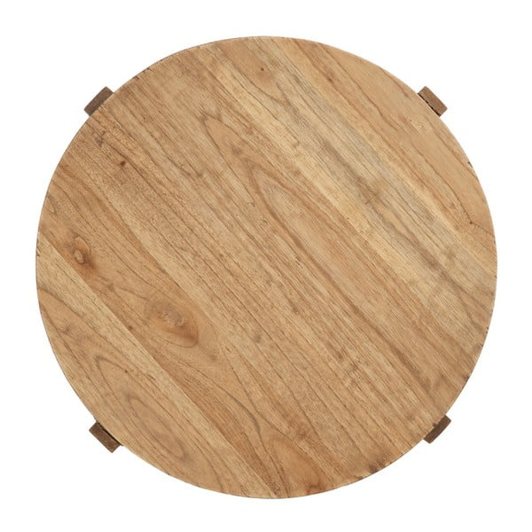 Кръгла странична масичка от масив от минди ø 40 cm Dala – Ixia-image-3