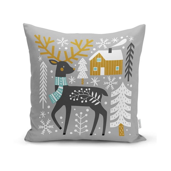 Калъфка за възглавница с коледен мотив 43x43 cm – Mila Home