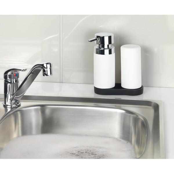 Комплект от 2 дозатора за бял перилен препарат с тавичка Squeeze, 250 ml - Wenko-image-1