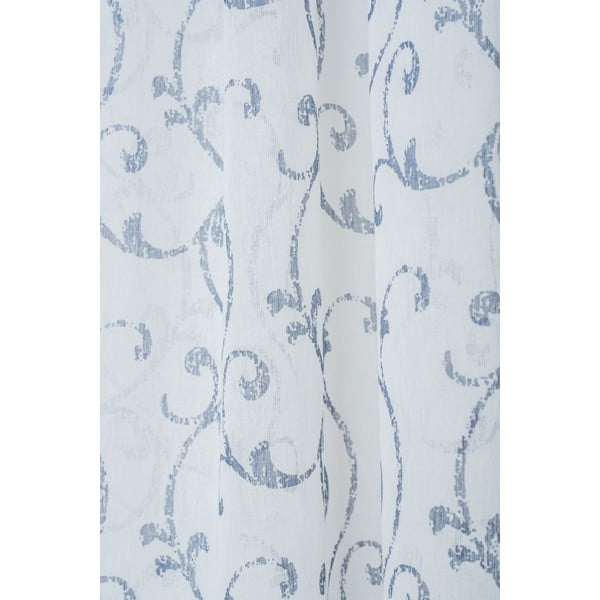 Синьо-бяла завеса 300x260 cm Fiesta - Mendola Fabrics-image-1
