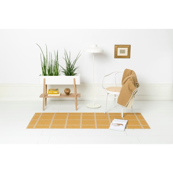Пътека за открито и закрито в цвят жълта охра 70x150 cm Ada Ochre – Pappelina-image-1