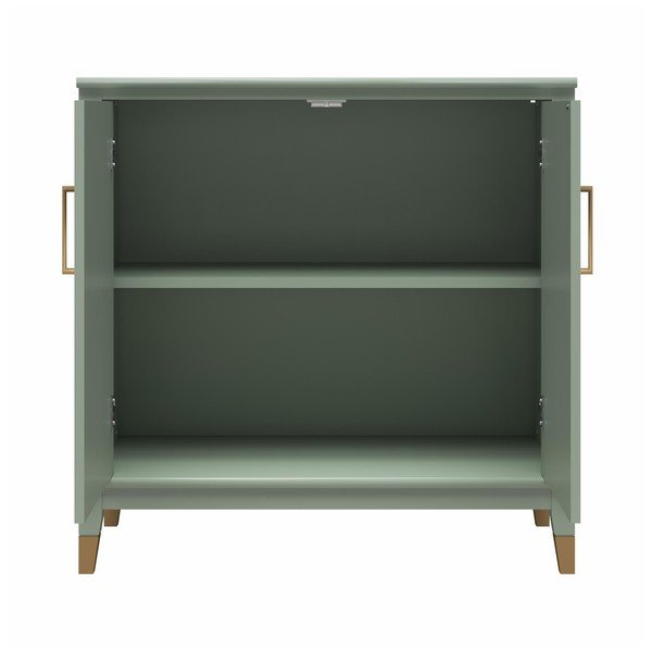 Зелено шкафче 86x85x41 cm Westerleigh – CosmoLiving by Cosmopolitan-image-3