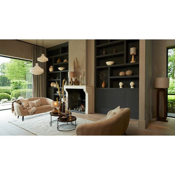 Кремав абажур ø 50 cm Viggo – Light & Living-image-3