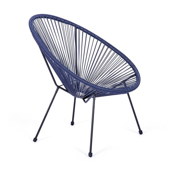 Син градински стол метален/пластмасов Avocado Comfort – Bonami Selection-image-1