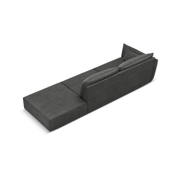 Сив шезлонг (ляв ъгъл) Vanda – Mazzini Sofas-image-3