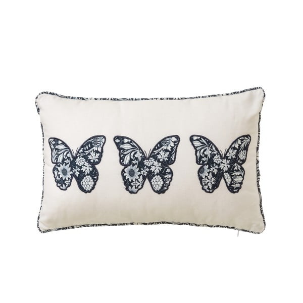 Polštář z bavlny s motivem motýla Unimasa, 50 x 30 cm
