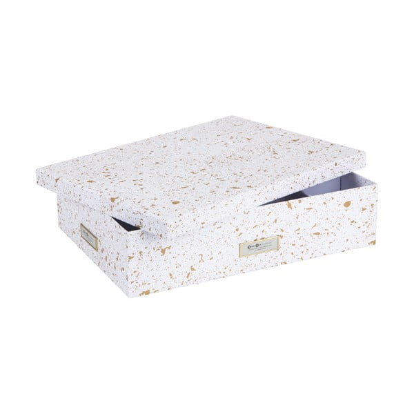 Кутия с отделения в златисто и бяло Jakob - Bigso Box of Sweden-image-3