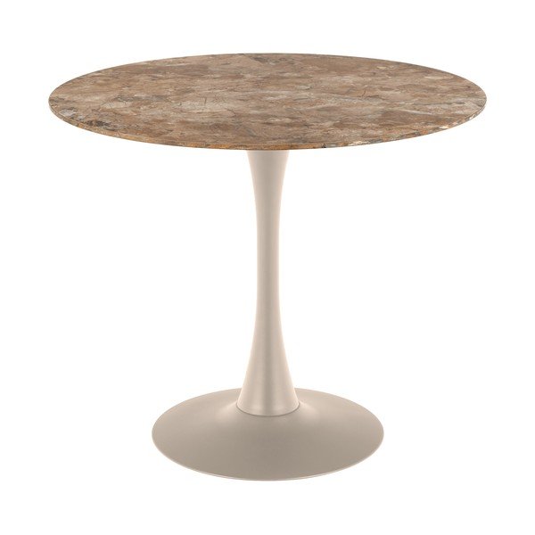 Кръгла трапезна маса с керамичен плот ø 90 cm Malta – Actona