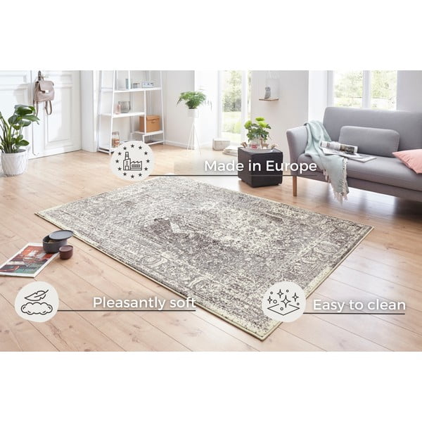 Сиво-кремав килим Celebration , 200 x 290 cm Plume - Hanse Home-image-3