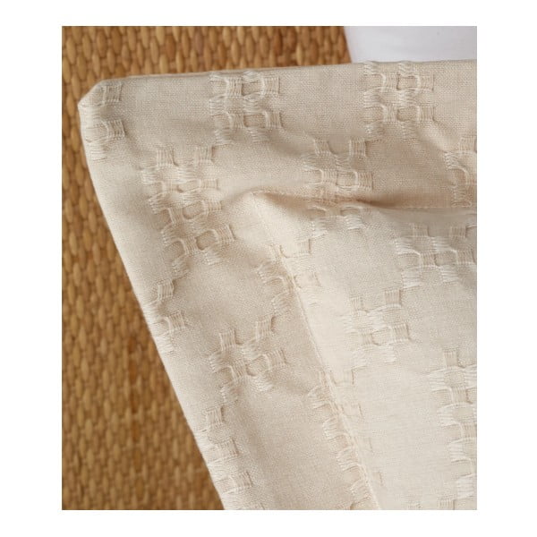 Бежово памучно спално бельо за единично легло 135x200 cm - Bianca-image-4