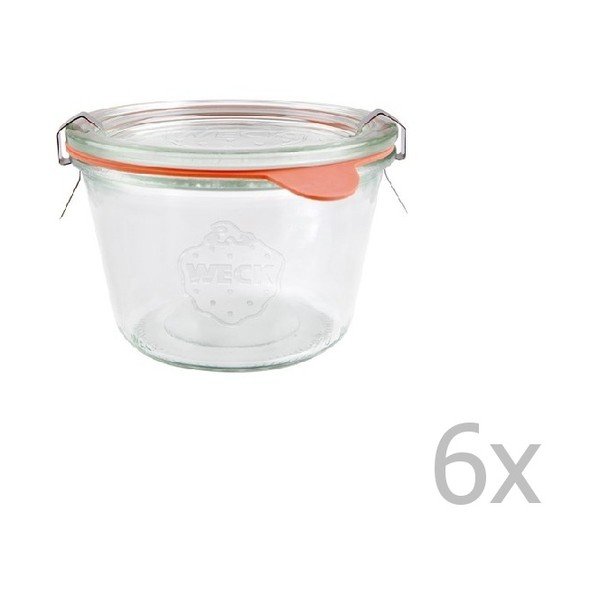 Комплект от 6 буркана Sturz, 370 ml - Weck