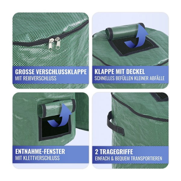 Зелен компостер 2 бр. 125 l – Maximex-image-4