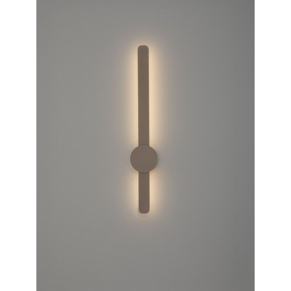 Сиво-бежова алуминиева LED стенна лампа Norei – Nova Luce-image-3