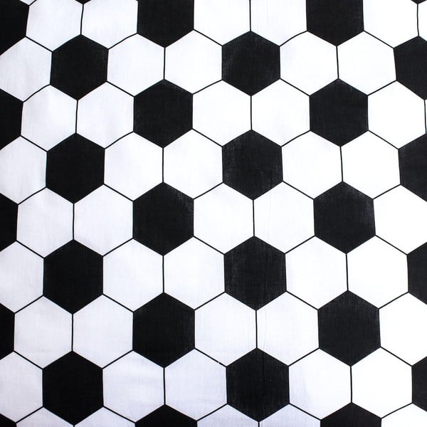 Зелено единично  памучно детско спално бельо 140x200 cm Football – Jerry Fabrics-image-4