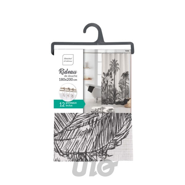 Завеса за душ 180x200 cm Cocoty – douceur d'intérieur-image-2