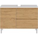 Бял шкаф под умивалника от дъб 80x56 cm Torrance - Germania