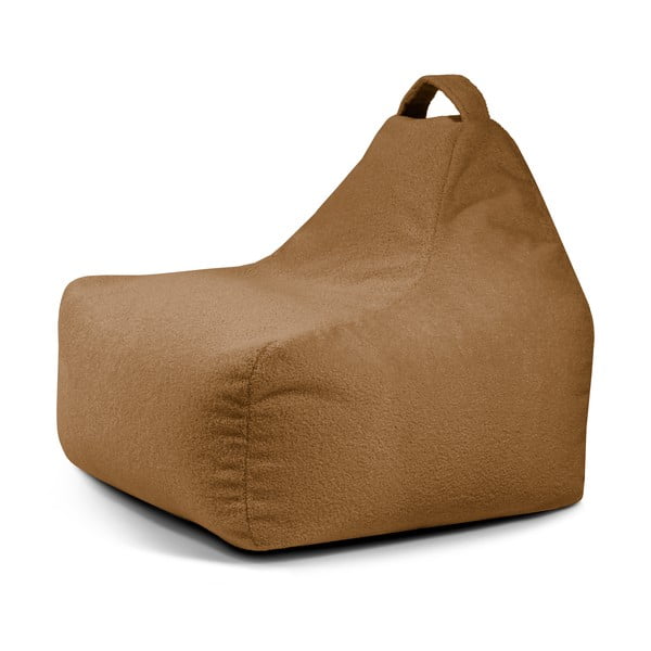 Кафяв детски пуф от букле Game Amuse – SLOWDOWN