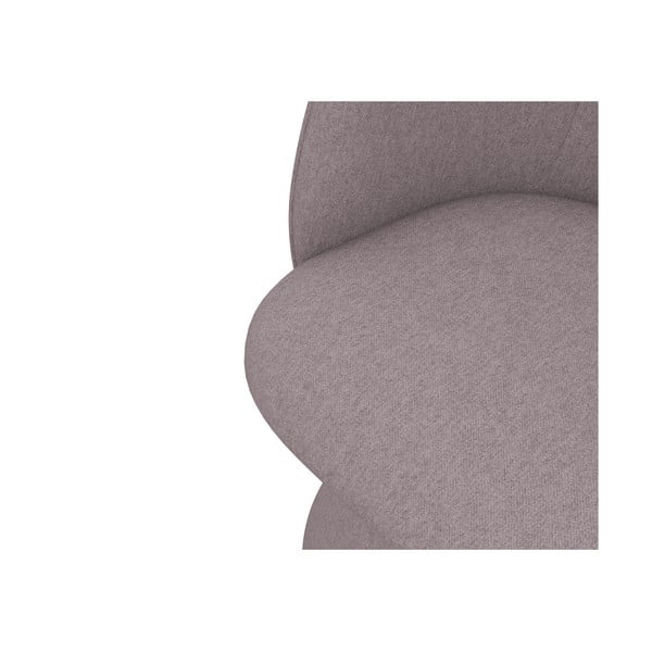 Тапициран трапезен стол в цвят лавандула Maia – Makamii-image-4