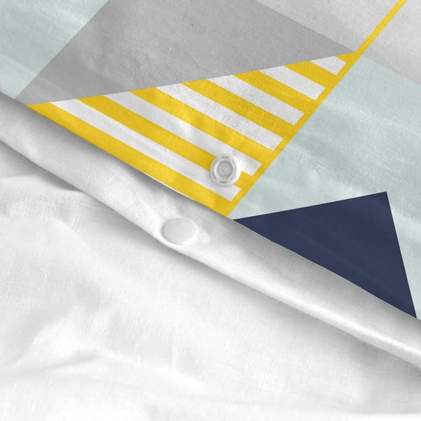 Памучна завивка , 140 x 200 cm Geo Dot - Blanc-image-4