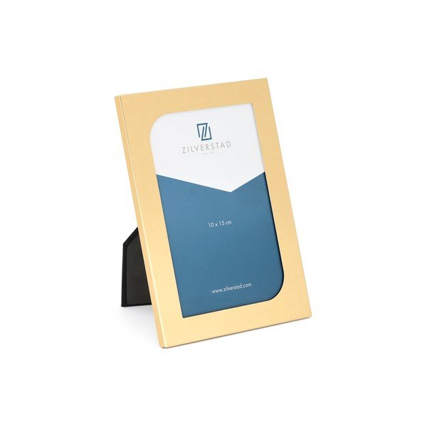 Метална стояща рамка в месингов цвят 12x17 cm Grenoble – Zilverstad