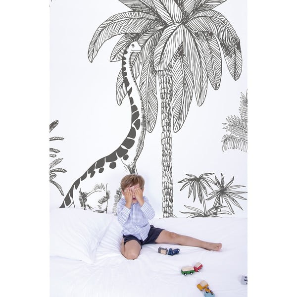 Детски тапет 400 cm x 248 cm Jurassic Period - Lilipinso-image-1