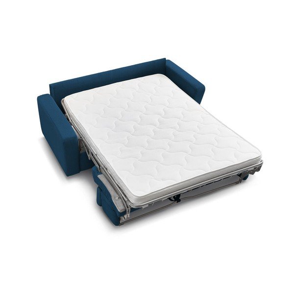 Тъмносин разтегателен диван от рипсено кадифе 195 cm Monaco – Bobochic Paris-image-4