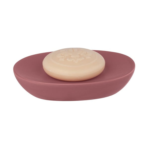 Розова керамична сапунерка Olinda – Allstar