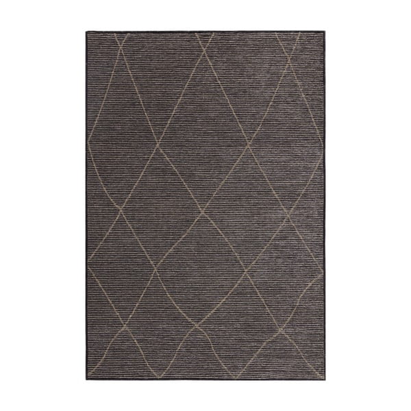 Тъмносив килим със смес от юта 160x230 cm Mulberrry – Asiatic Carpets