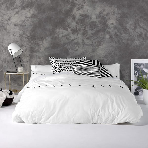 Памучна завивка Trip, 200 x 200 cm Nordica - Blanc-image-1