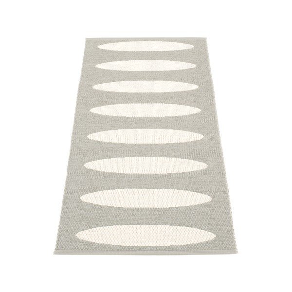 Сива пътека за открито и закрито 70x150 cm Ella Warm Grey – Pappelina