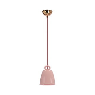 Розово висящо осветително тяло с керамичен абажур Sewilla – Candellux Lighting