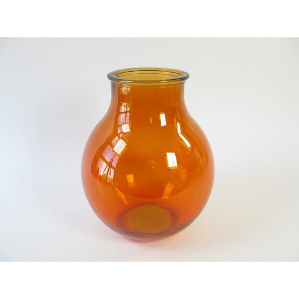 Skleněná váza Orange, 36 cm