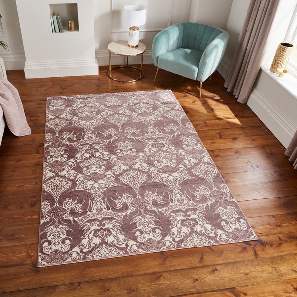 Килим лилаво-розов 200x285 cm Imperial Wine – Think Rugs-image-3