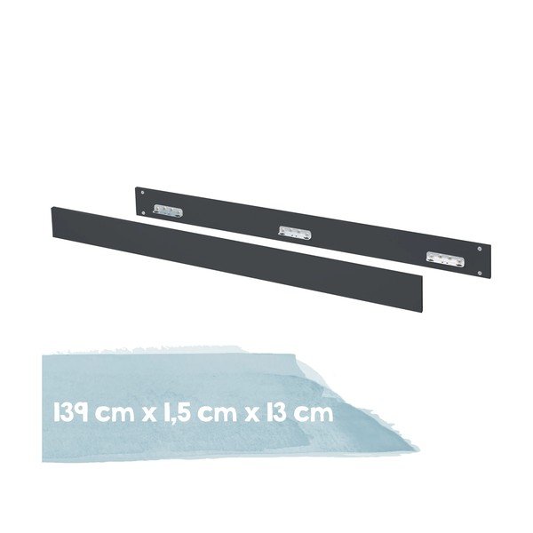 Тъмносив аксесоар за детско легло - Roba-image-1