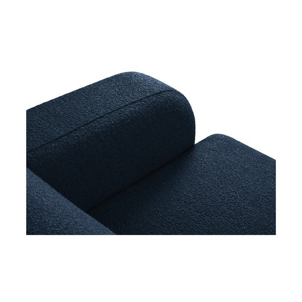 Тъмносин ъглов диван от плат букле (ляв ъгъл) Molino - Micadoni Home-image-4