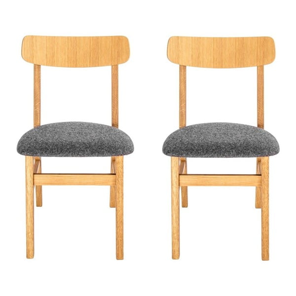 Sada 2 židlí Oslo Oak