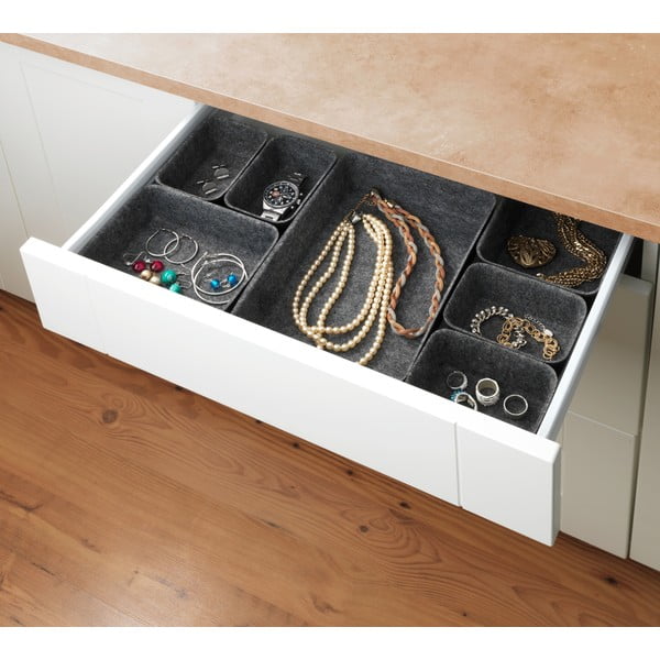 Комплект от 7 сиви органайзера - Wenko-image-3