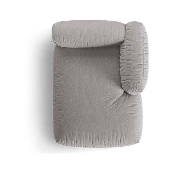 Светлосив модул за диван (десен ъгъл) Martina – Micadoni Home-image-3