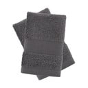 Тъмносиви памучни кърпи в комплект от 2 бр. от тери 30x30 cm Anti-Bacterial – Catherine Lansfield