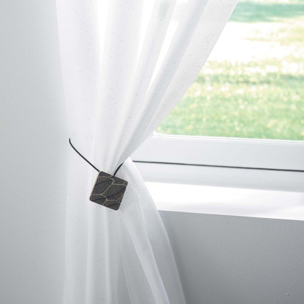 Клипс за завеса Black leaf – douceur d'intérieur-image-1
