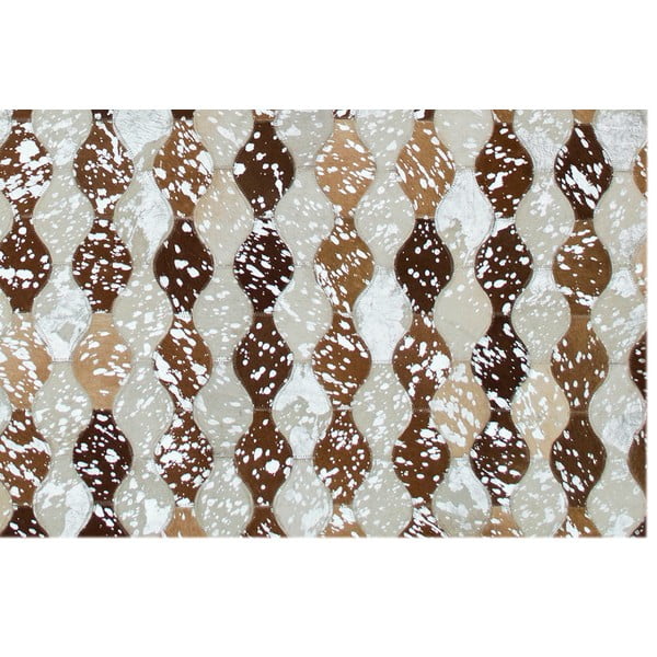 Koberec z pravé kůže Sao Paulo Sparkle, 140x200 cm-image-3
