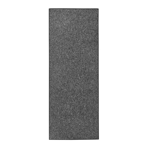 Антрацитно черен мокет , 80 x 300 cm - BT Carpet