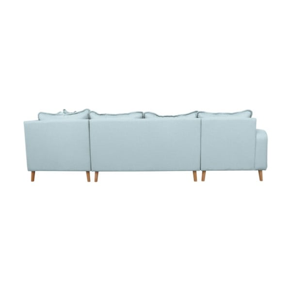 Светлосин ъглов диван (ляв ъгъл) Beata - Ropez-image-4