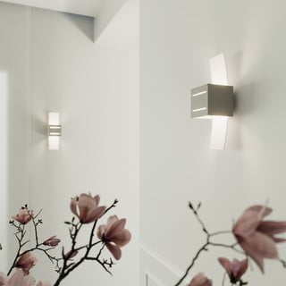 Сива стенна лампа Carlo – Nice Lamps
