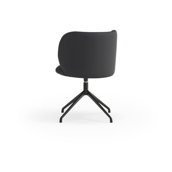 Черен тапициран трапезен стол Mogi – Teulat-image-3