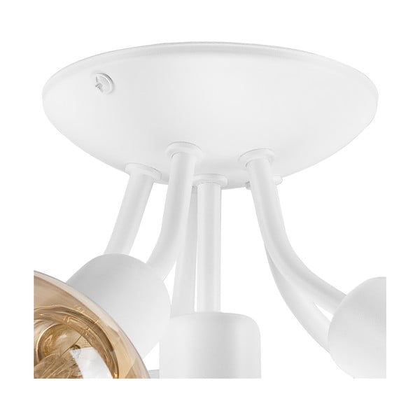 Бяло осветително тяло за таван без абажури Viggo – LAMKUR-image-3