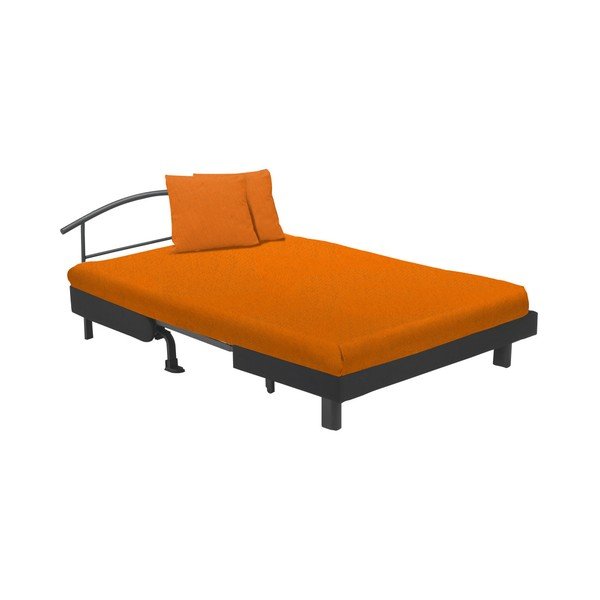 Oranžová dvoumístná rozkládací pohovka 13Casa Lillo-image-1