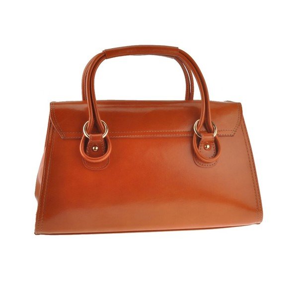 Kožená kabelka Mora, koňaková-image-2