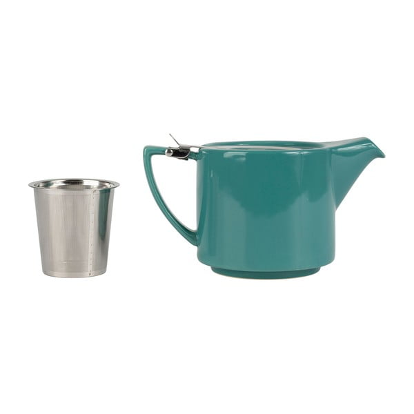 Чайник от фаянс в цвят бензин 800 мл Design - Sema-image-2